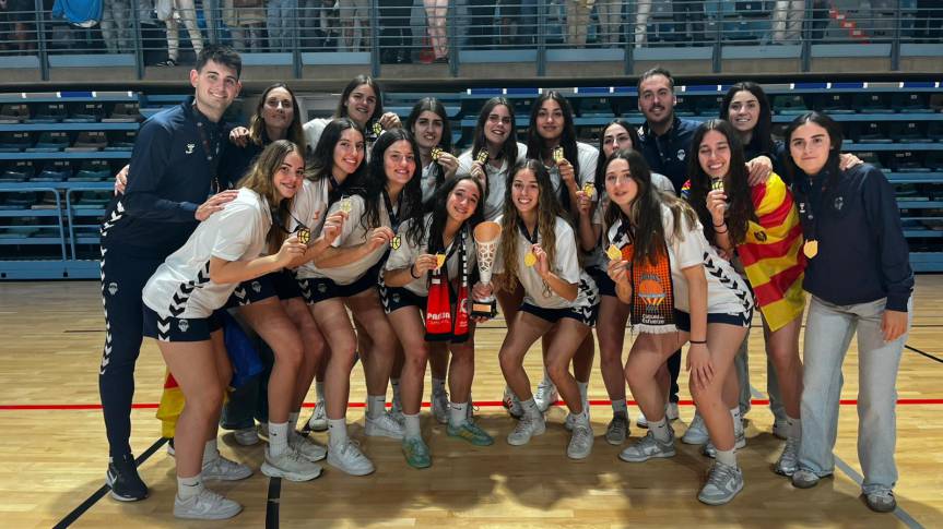 Valencia Basket es penja el bronze en el Campionat d'Espanya Júnior Femení
