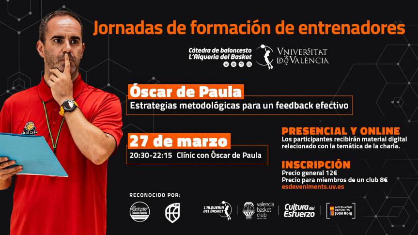 Nova jornada de formació d'entrenadors amb Óscar de Paula