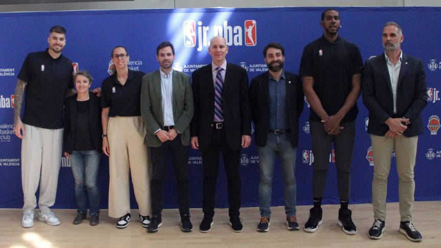 La NBA, el Ayuntamiento de València y el Valencia Basket Club acogerán las primeras Jr. NBA European Finals del 21 al 24 de junio