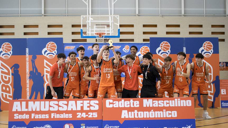 Los equipos cadetes revalidan el título en la Fase Final Autonómica 