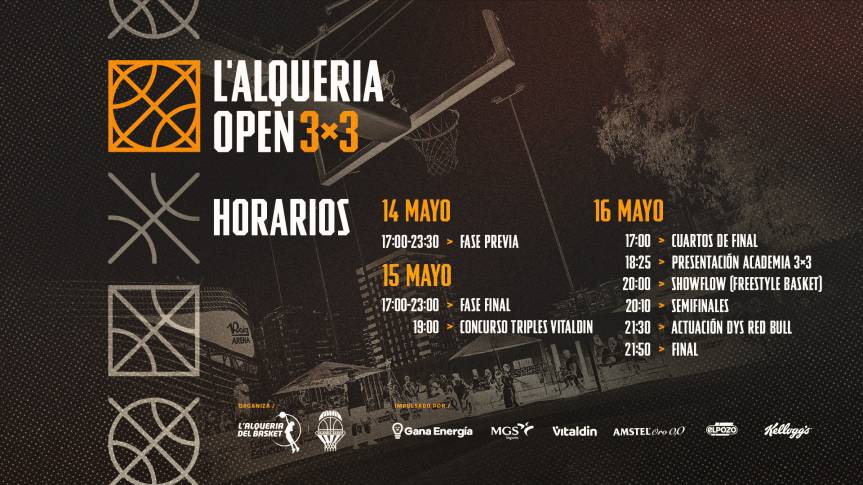 L’Alqueria del Basket Open 3x3 kicks off its sixth edition with top-level action and entertainment