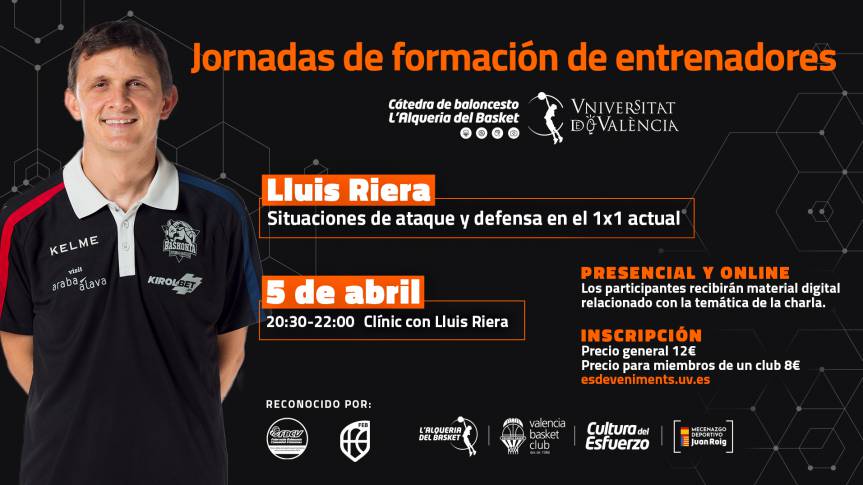 Lluís Riera protagonitzarà la pròxima jornada de formació d'entrenadors