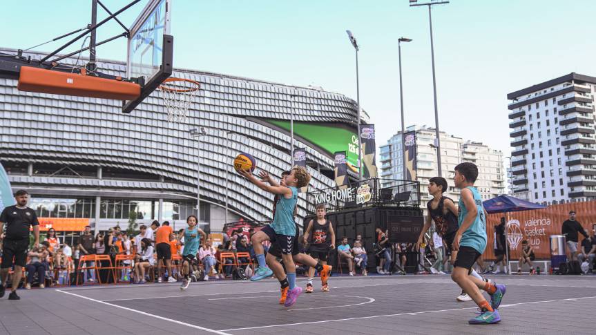 Éxito en la primera edición del Mini Open L’Alqueria 3x3