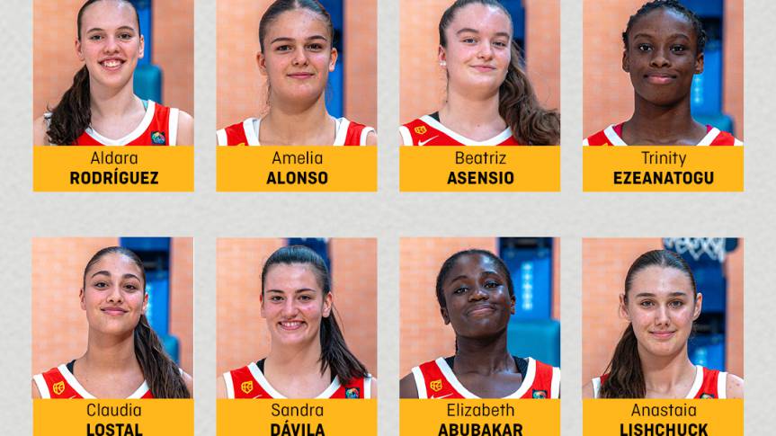 Ocho jugadoras taronja presentes en el Eurobasket U16F
