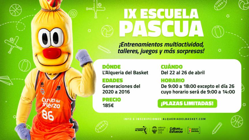 IX Escuela de Pascua en L’Alqueria del Basket