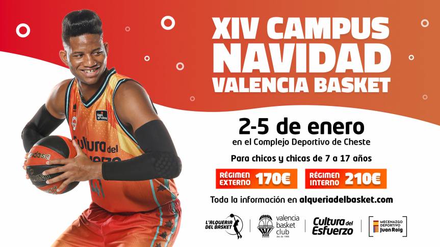 Arriba el XIV Campus de Nadal de Valencia Basket
