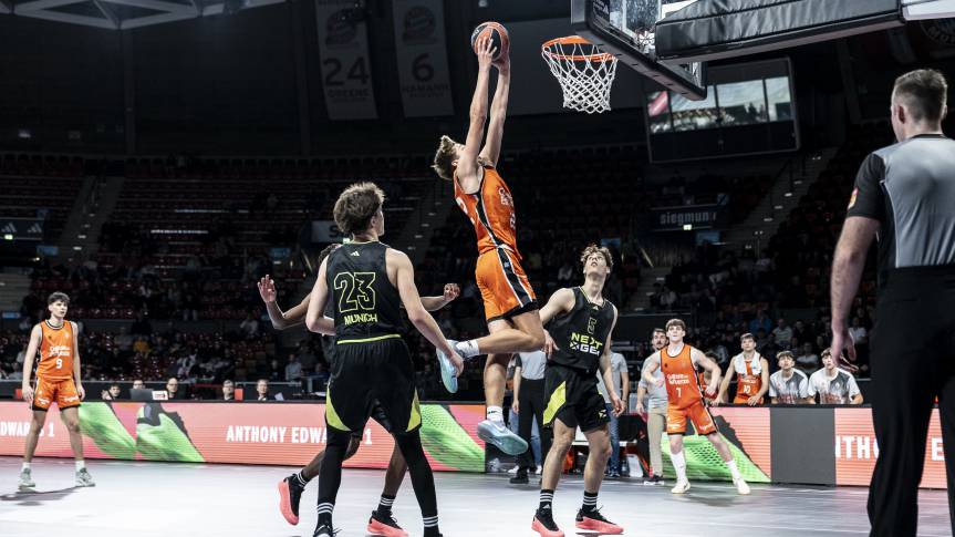 Valencia Basket, runner-up in the Adidas NextGen EuroLeague in Munich