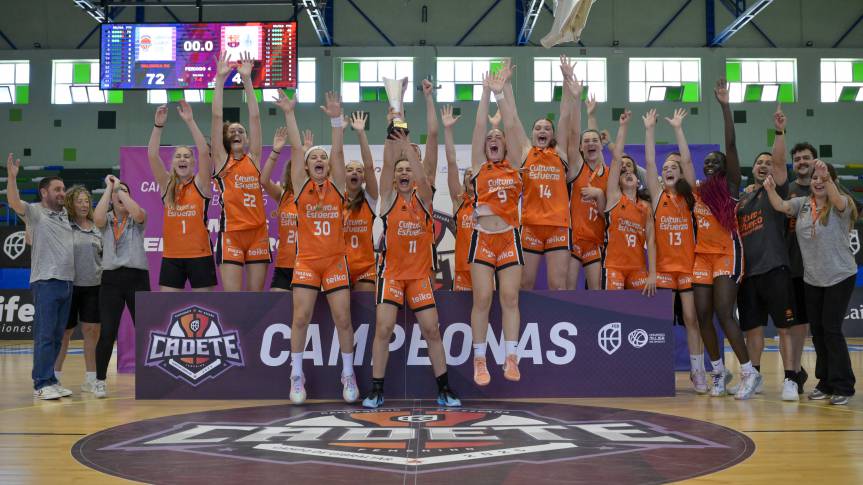 Valencia Basket levanta su tercer Campeonato de España Cadete Femenino
