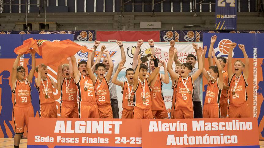 Els alevins de Valencia Basket es proclamen campions autonòmics
