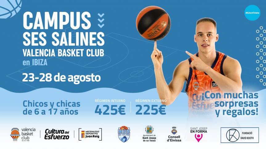 The I Ses Salines Valencia Basket Camp in Ibiza arrives