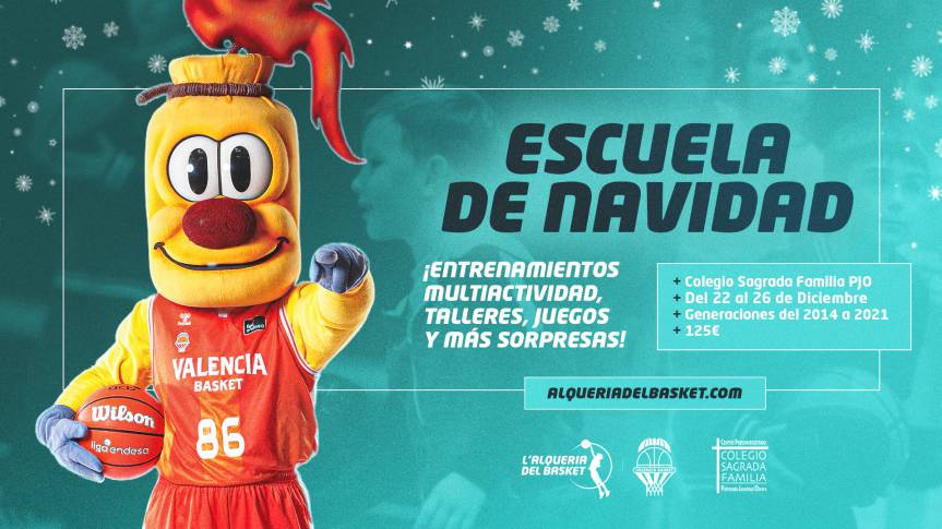 Valencia Basket launches the Patronato Christmas School