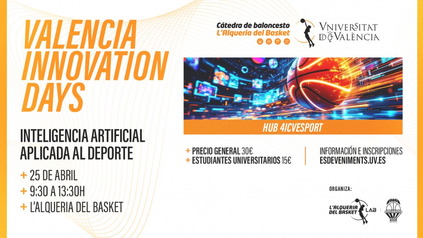 Nuevo Valencia Innovation Day sobre el impacto de la Inteligencia Artificial en el Deporte