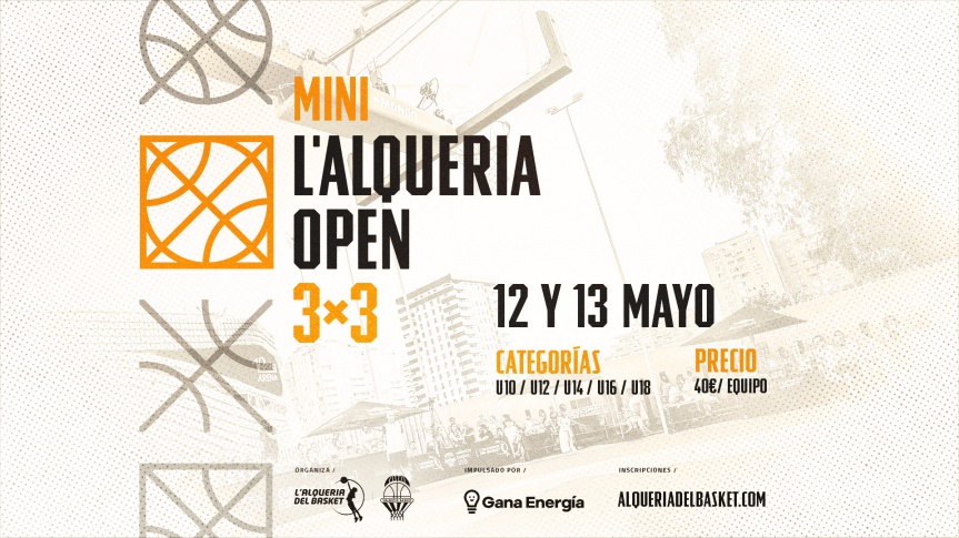 The Open 3x3 grows at L’Alqueria del Basket with the arrival of the MiniOpen 3x3