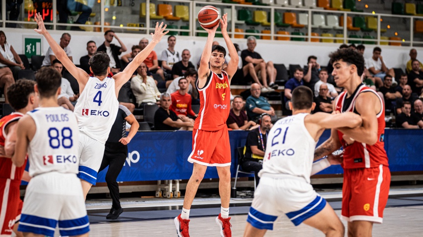 Fourth place for Tazo, Villarejo, and Viguer at the U18 Men's EuroBasket