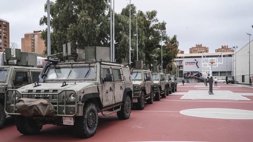 L’Alqueria del Basket, base of operations for the army’s external units