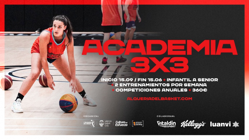 Valencia Basket lanza su academia 3x3