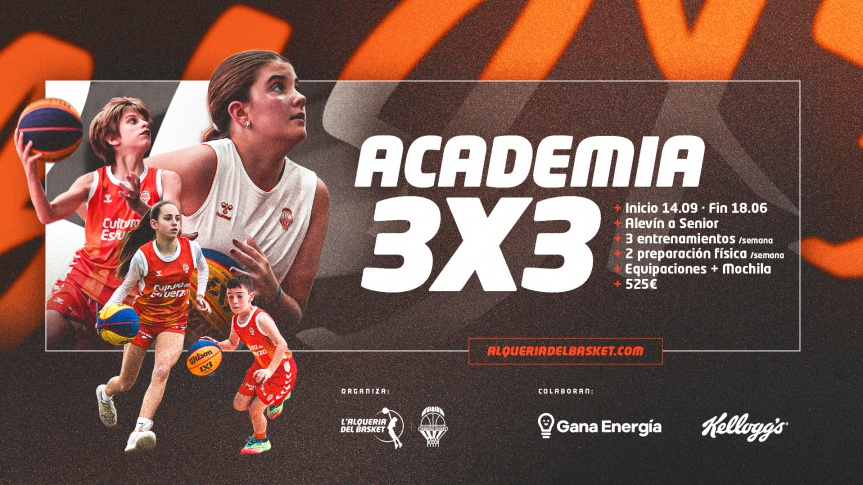 Join the Valencia Basket 3x3 Academy next season