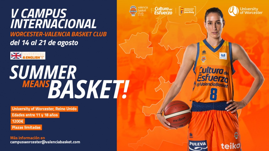 Valencia Basket and University of Worcester International Camp in the UK is back