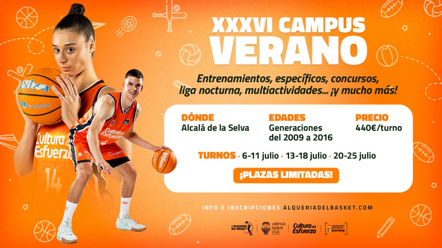 36th edition of the Valencia Basket Summer Camp