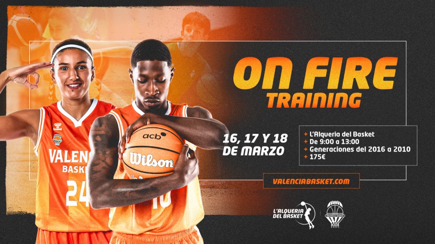 Valencia Basket unveils new camp in Fallas with 'On Fire Training'