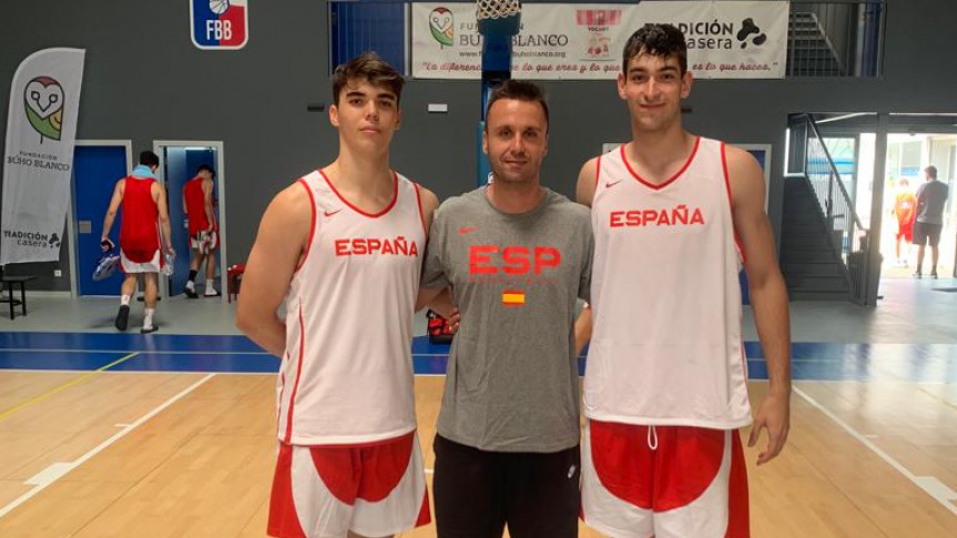 Lucas Marí and David Barberá, called up for the Eurobasket U18M