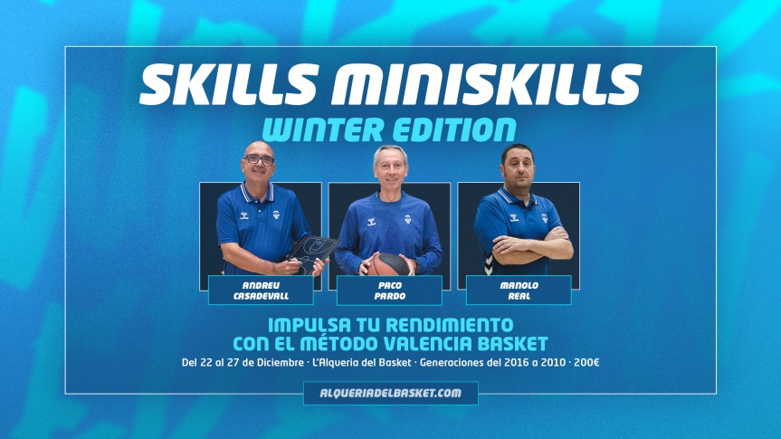 Third edition of the Skills Miniskills Winter Edition of Valencia Basket