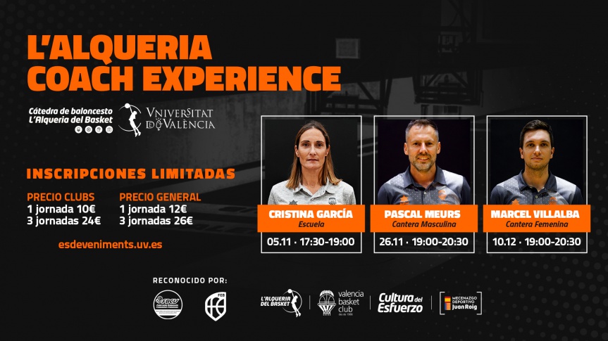 Vuelve L’Alqueria Coach Experience con sesiones en noviembre y diciembre