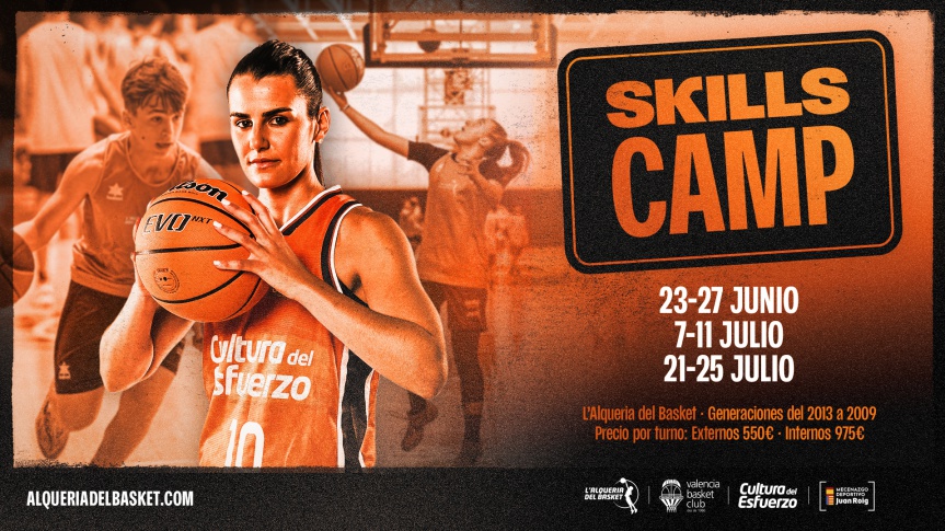 Improve your skills with a new edition of the Skills Camp in L'Alqueria del Basket