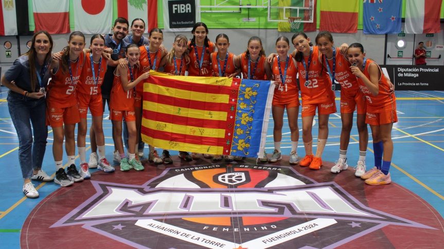 Valencia Basket completes a great Spanish Mini Championship with two medals