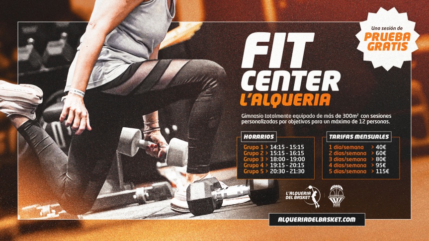 Abiertas las inscripciones para la nueva temporada de Fit Center en L’Alqueria