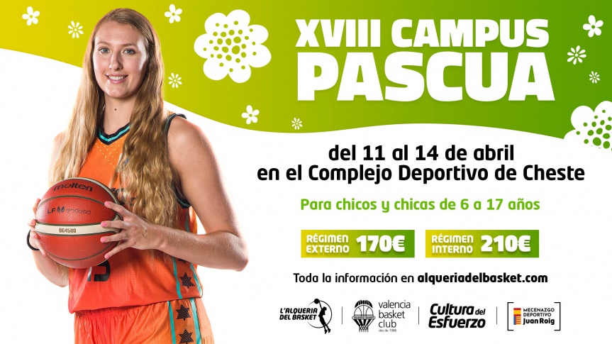 The XVIII Valencia Basket Easter Camp lands in Cheste