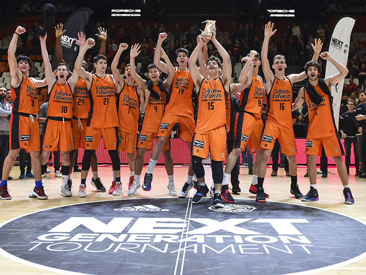 Historical participation in the Adidas Next Generation Finals of Valencia Basket